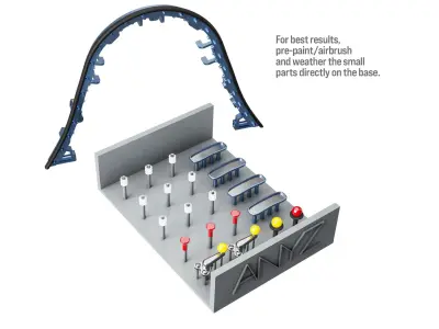  Canopy frame for TAMIYA F4U-1A and F4U-1D Corsair 3D print model