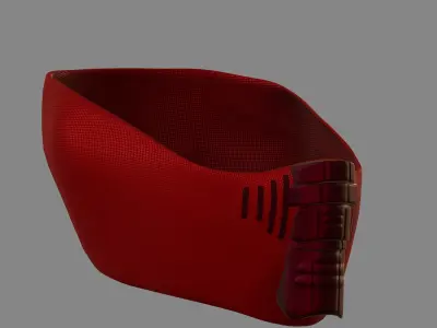 Gas mask helmet 3d model scifi Low-poly  Low-poly 3D model 570