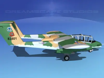 Rockwell OV-10 Bronco Philippines 3D model