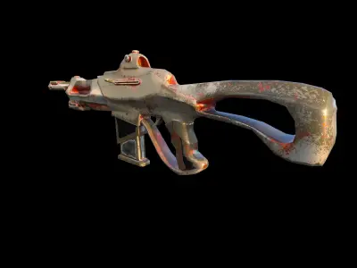 Phantom Assault Weapon Free low-poly 3D model