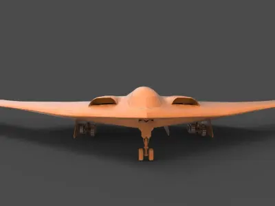 B2- M orange drone 3D print model