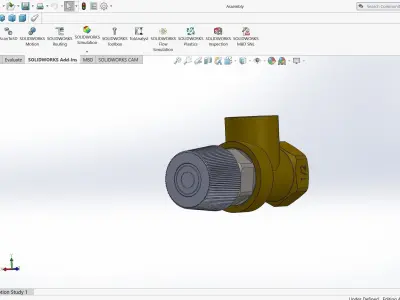 Pressure relief valve 3D model