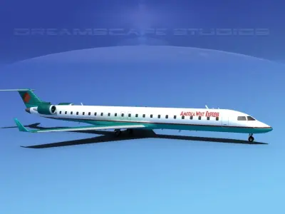 Bombardier CRJ900 America West 3D model