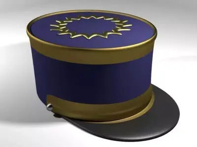 Hat - Kepi 3D model