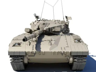 Merkava Battle Tank Mk1B 3D model