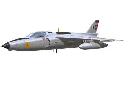 Folland gnat F1 3D model
