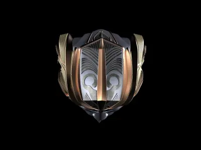 Anduin Wrynn WOW Battle for Azeroth Helmet 3D model