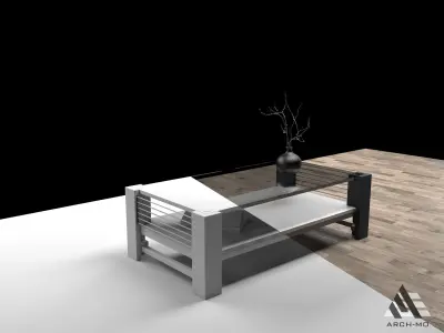 Coffee table 05- furniture Free low-poly 3D model