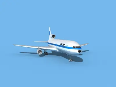 Lockheed L-1011 Pan American 3D model