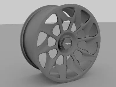 Rotiform CVT Low-poly 3D model