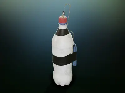 Improvised explosive device Low-poly 3D model