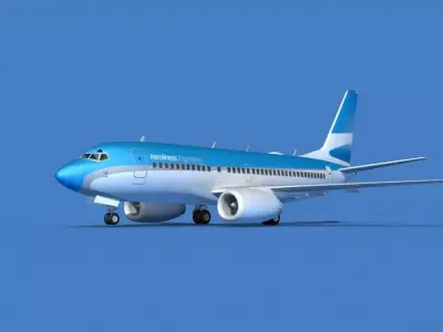Boeing 737 MAX 7 Aerolineas Argentinas 3D model