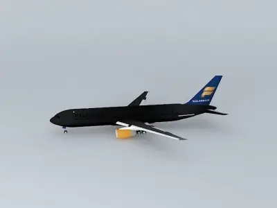 Icelandair Boeing 767 300ER Free 3D model
