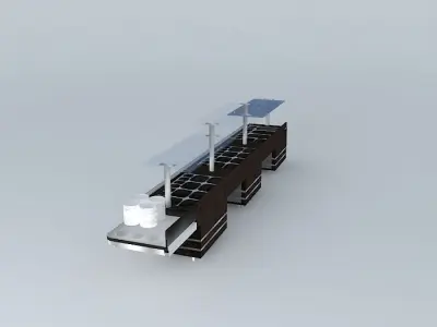 Kit 006 Mesa Self Service por: Alex Marques Free 3D model