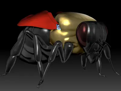 queen bee 3D model