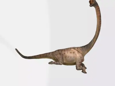 Europasaurus 3d model dinosaur with long neck 3D model