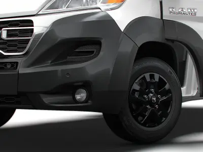 RAM Promaster Van L4H3 HQ Interior 2023 3D model