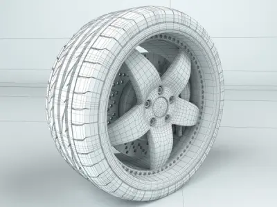 Wheel 3D model