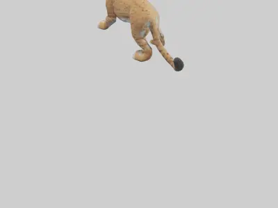 Bobcat hunting model 3D model