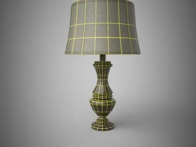 Older Lamp Low-poly 3D model