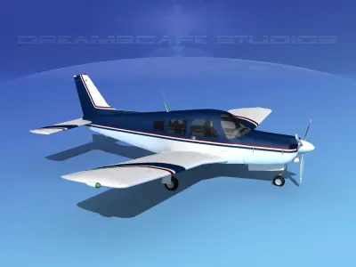 Piper Turbo Arrow 240 V13 3D model