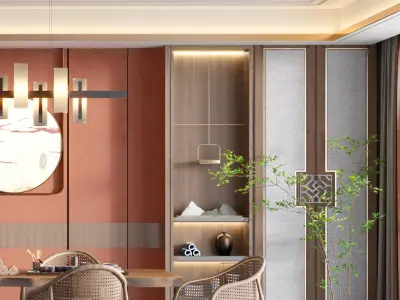 Chinese Restaurant New 3D model