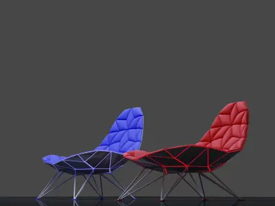 GLOWING CHAIR VERSION 01 Free 3D model