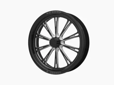 RC Components Hammer-S front wheel Low-poly 3D model