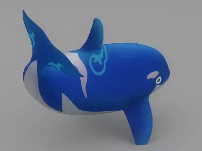 Cartoon Fish 7 Low-poly 3D model