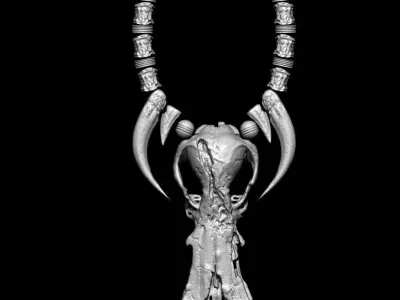 Predator Necklace for Predator Size around 1 to 6 3D print model