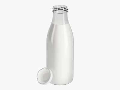 Milk Bottle 3D model