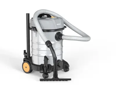 Akitas Wet and Dry Vacuum Cleaner Low-poly 3D model