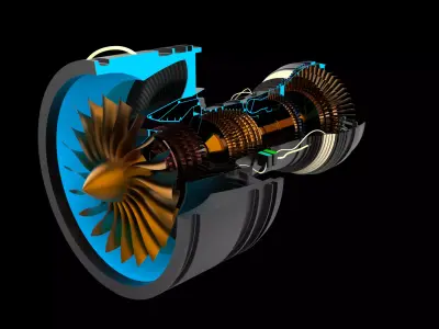 CFM56 International 3D print model