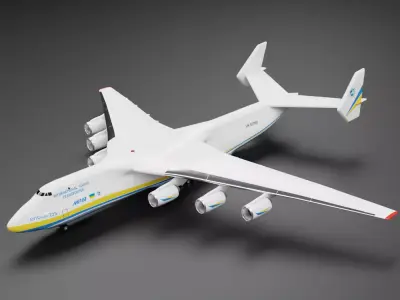Antonov An 255 Mriya Home Livery 3D model
