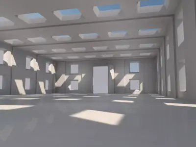 Modern Warehouse 3D model purchase