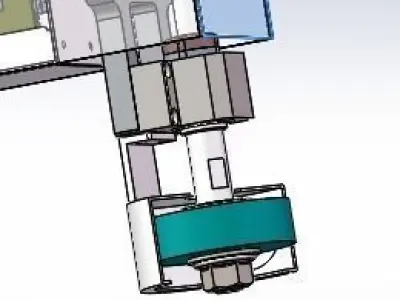 Z axis polishing machine 3D model