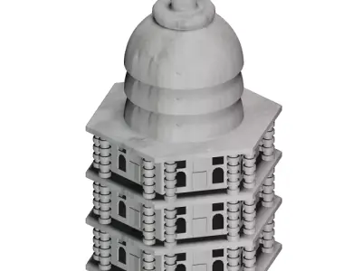 Marble Castle 3D model