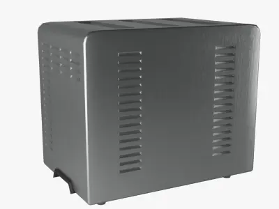 Air Fryer Toaster Oven Low-poly 3D model