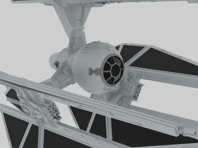 TIE Defender 3D model