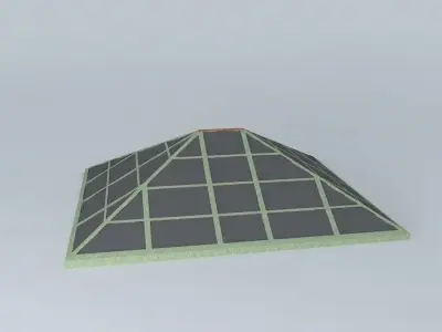 Skylite pyramid Free 3D model