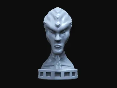 Alien Statue 3D print model purchase