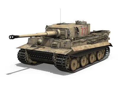 Panzer VI - Tiger - 111 - Early Production 3D model