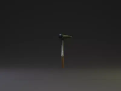 Game Ready War Hammer 4K PBR Low Poly Low-poly 3D model