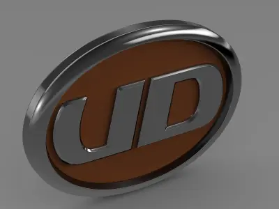 UD Trucks logo 3D model