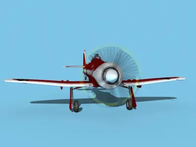 Hawker Sea Fury V24 Racer 3D model