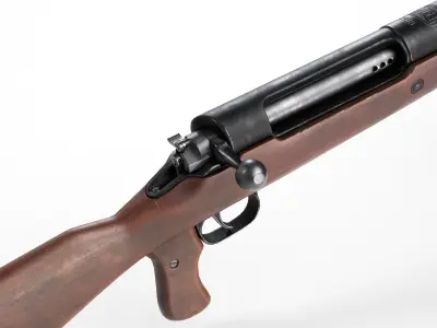 PBR Mauser 1918 Tankgewehr  Low-poly 3D model