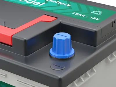 Car Battery 3D model buy