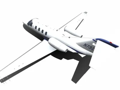 Cessna Citation Jet M2 Low-poly Low-poly 3D model