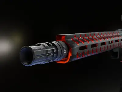 JCOMP Gen2 with SI OPPRESSOR Low-poly 3D model