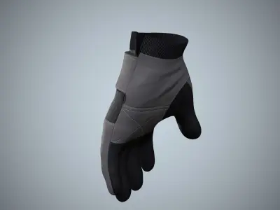 Gloves 01 Low-poly 3D model